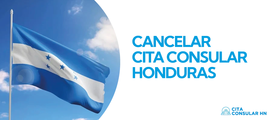 cancelar cita pasaporte honduras