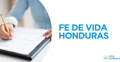 solicitar fe de vida honduras en usa