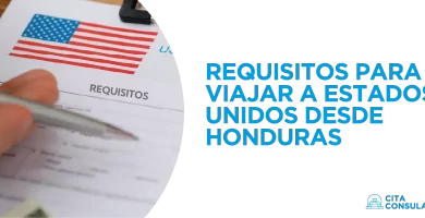 requisitos para viajar a estados unidos desde honduras