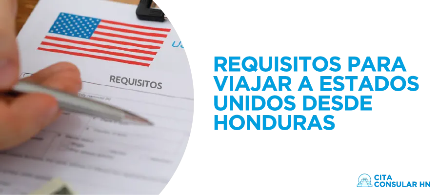 requisitos para viajar a estados unidos desde honduras