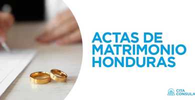 Solicitar acta de matrimonio para hondureños en USA