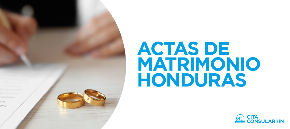 Solicitar acta de matrimonio para hondureños en USA