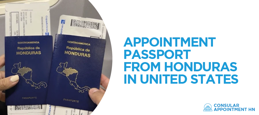 Honduran Passport Appointment in the United States in USA