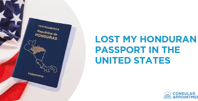 I lost my Honduran Passport in the United States in USA