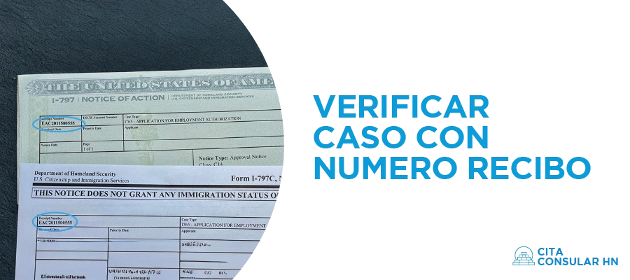 Cómo Verificar tu Caso con tu Numero de Recibo