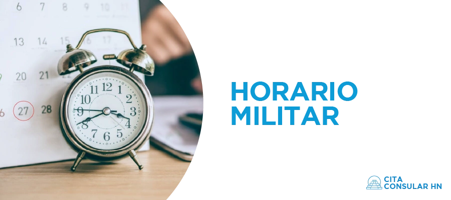 horario militar 24 horas